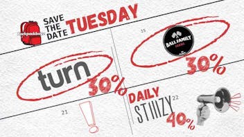 Backpack Boyz San Bernardino 🔥 30% OFF BALL FAMILY FARMS & TURN – Tuesdays