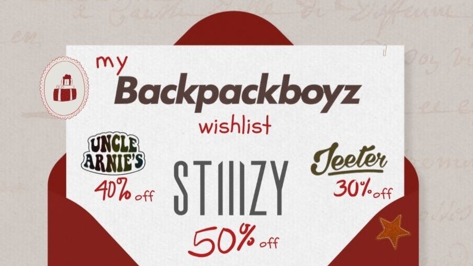 Backpack Boyz San Bernardino STIIIZY 50% OFF, UNCLE ARNIE'S 40% OFF, JEETER 30%
