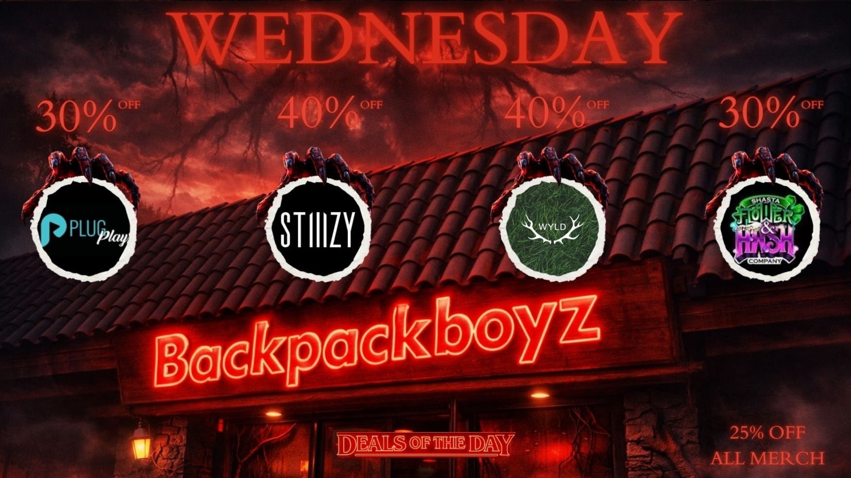 Backpack Boyz San Bernardino Plug, Shasta & Wyld on Wednesdays! 🔌