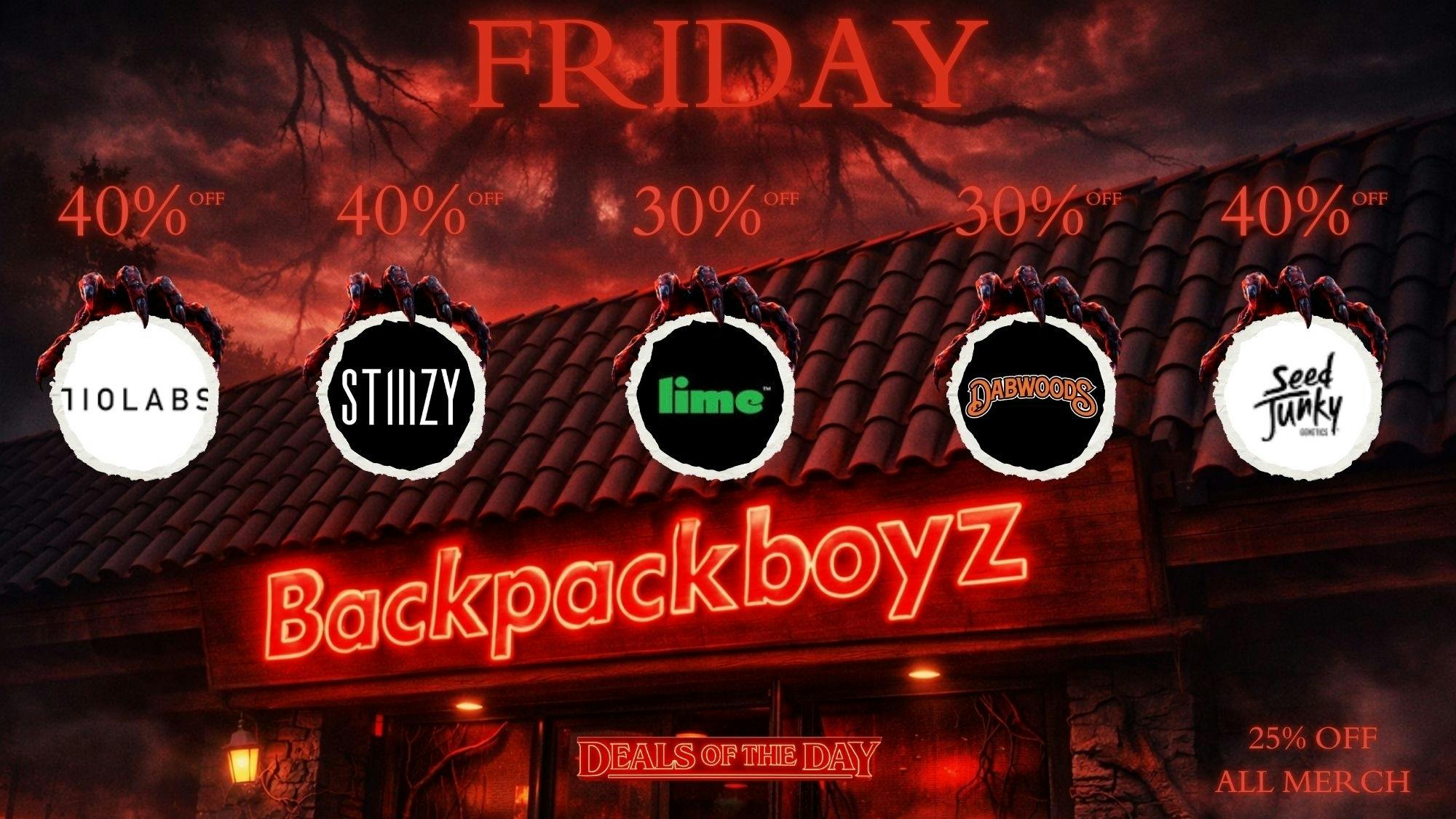 Backpack Boyz San Bernardino 710 LABS 40% OFF, DABWOODS, LIME, SEED J 30% OFF