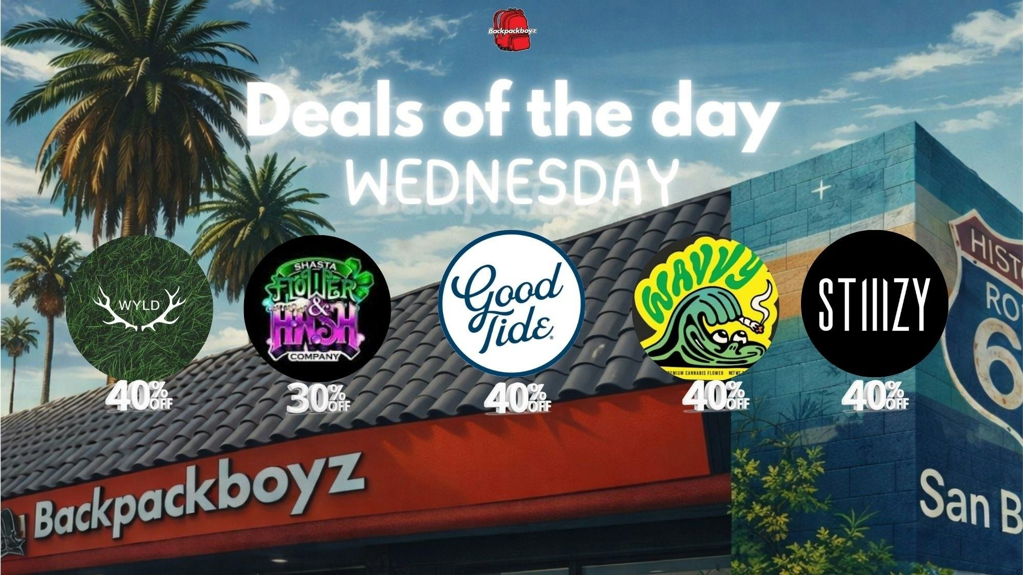 Backpack Boyz San Bernardino Shasta,Wyld, Good Tide & Wavy on Wednesdays! 🔌