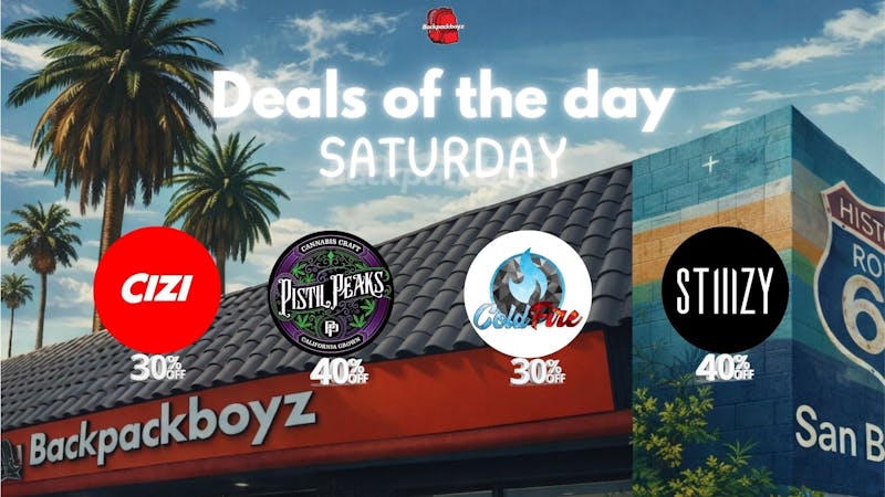 Backpack Boyz San Bernardino 🔥30% OFF COLDFIRE & CIZI – Saturdays Only!