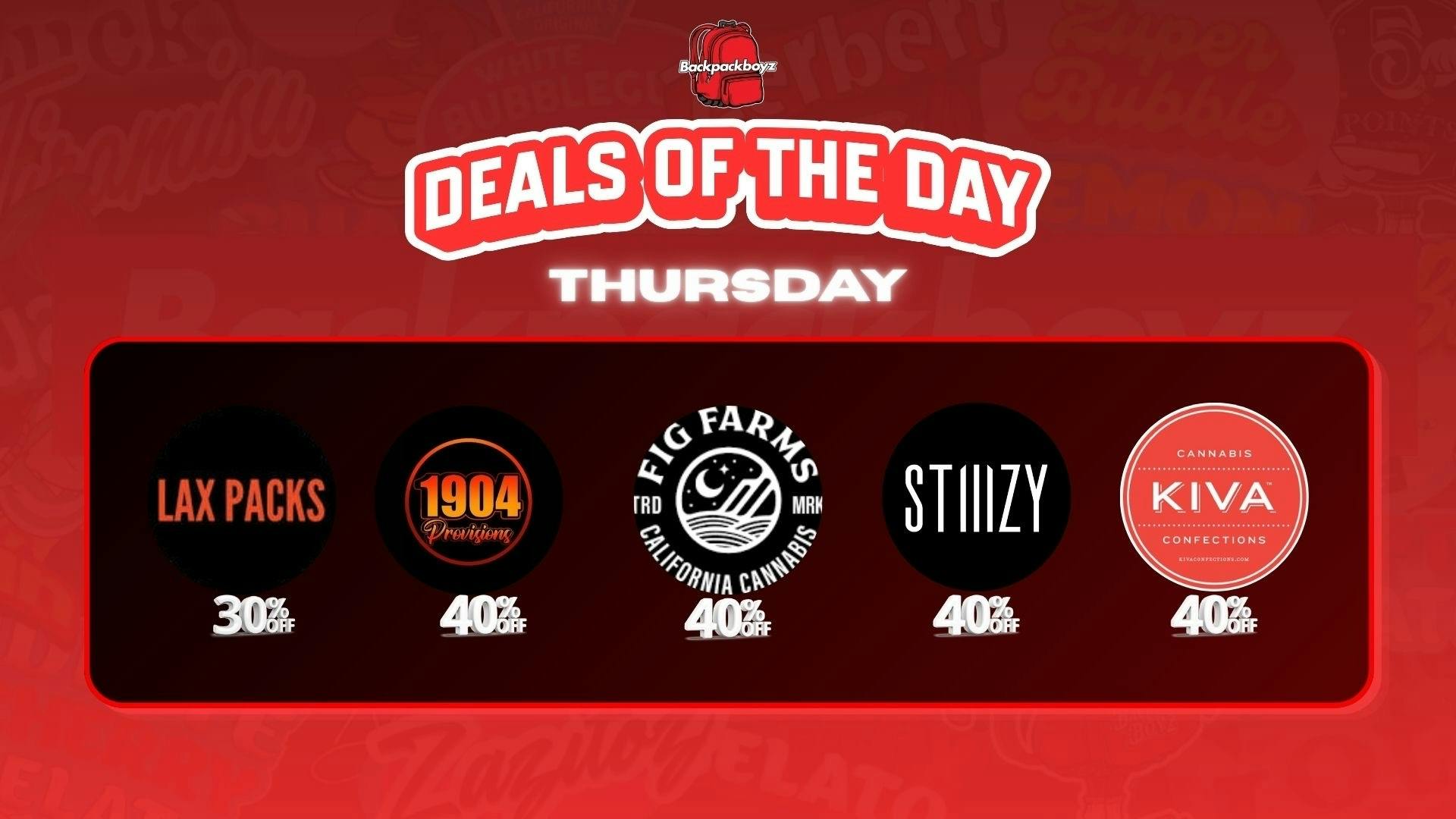 Backpack Boyz San Bernardino 30% OFF LAX, 40% OFF KIVA , 1904 & FIG FARM