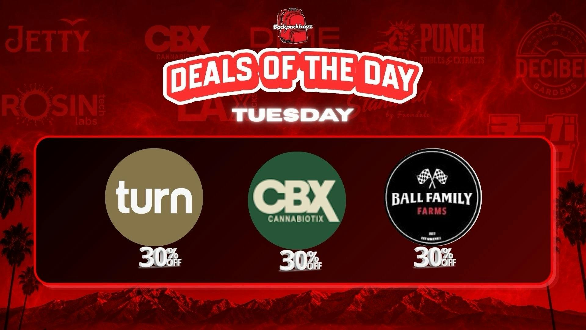 Backpack Boyz San Bernardino 30% OFF BALL FAMILY FARMS, TURN & CBX!