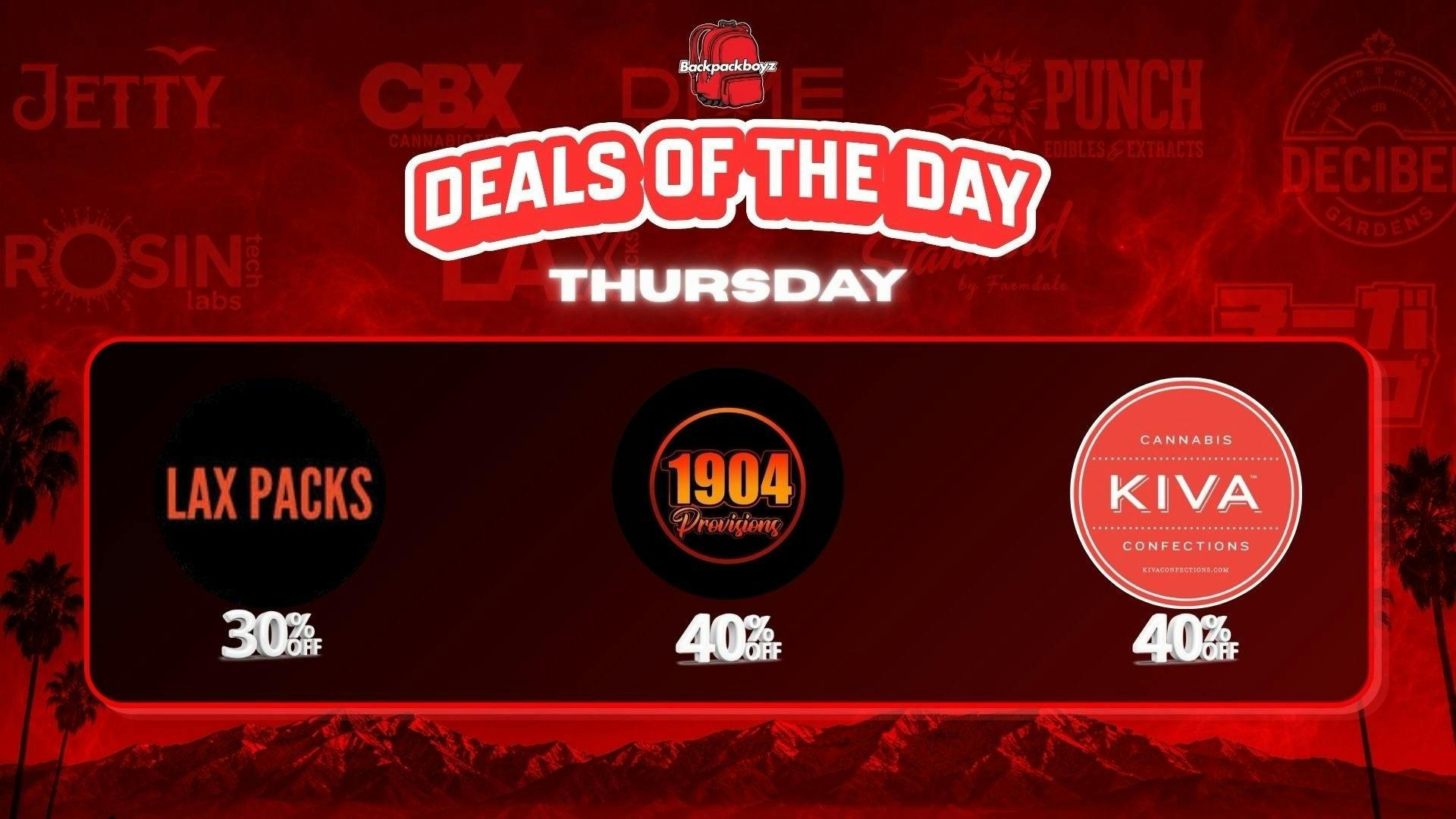 Backpack Boyz San Bernardino 30% OFF LAX, 40% OFF KIVA & 1904