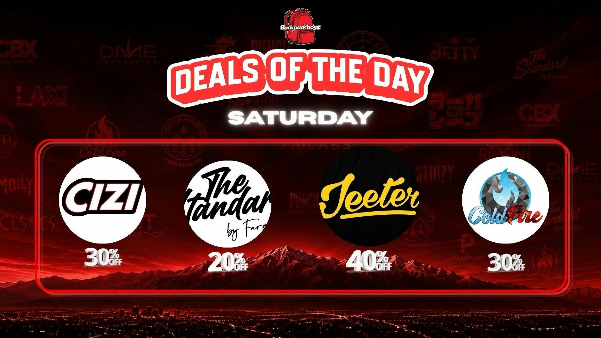 Backpack Boyz San Bernardino 40% JEETER, 30% COLDFIRE & CIZI, 20% THE STANDARD