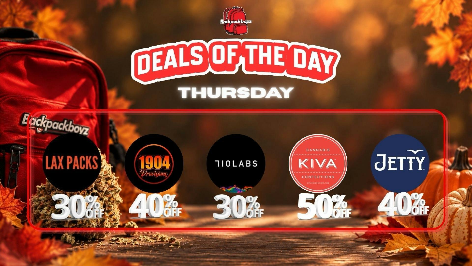Backpack Boyz San Bernardino 30% OFF LAX & 710 LABS, 40% OFF KIVA, 1904 & JETTY