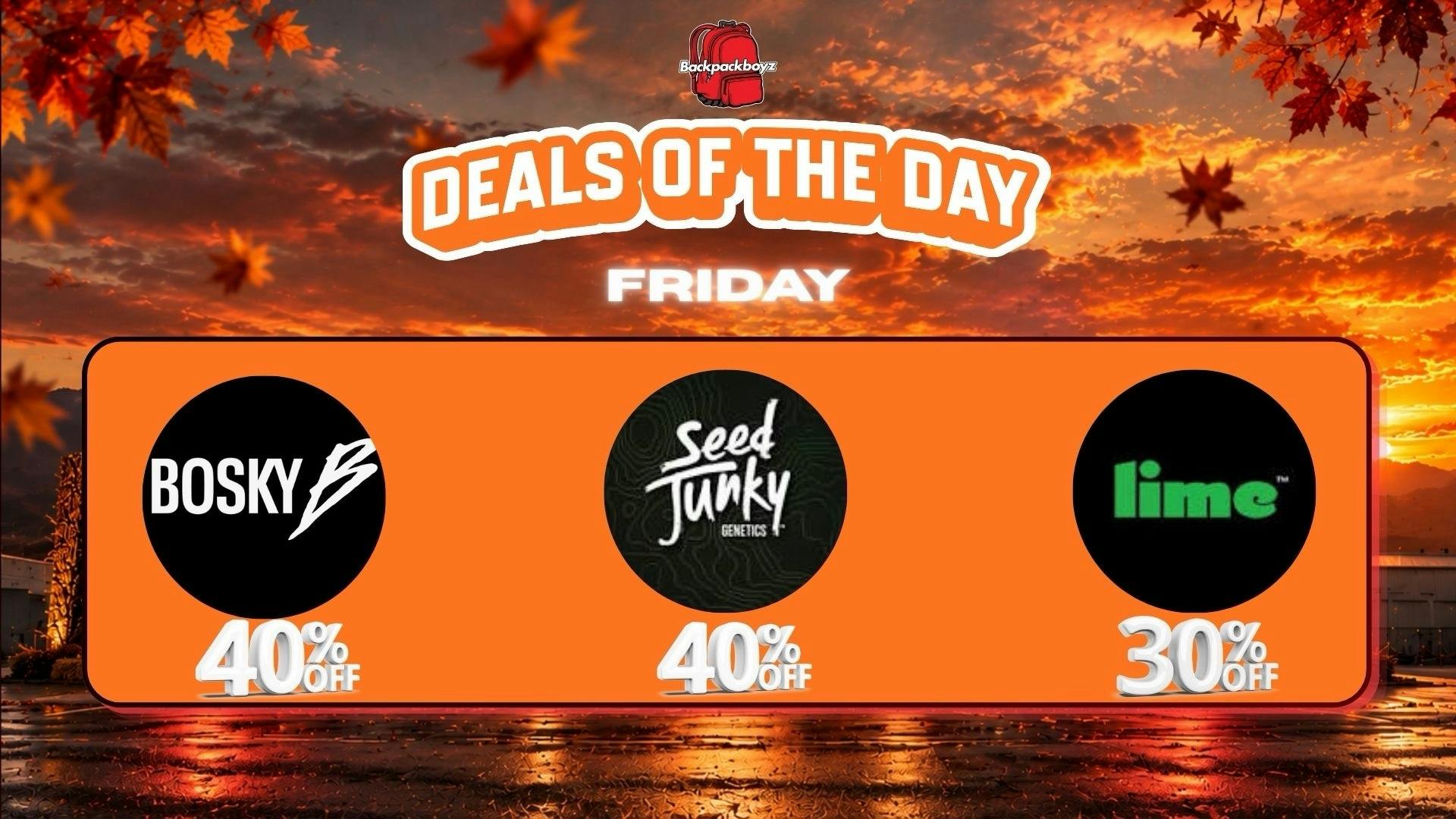 Backpack Boyz San Bernardino ENJOY UP TO 40% OFF BOSKY, SEED JUNKY & LIME