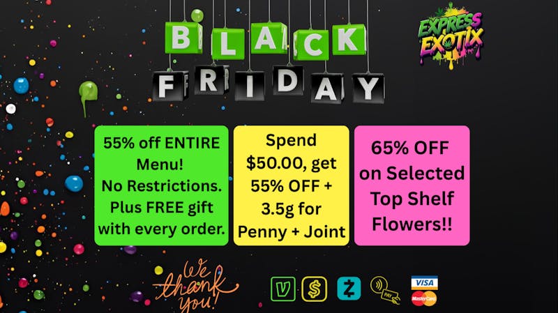 Express Exotix BLACK FRIDAY DEALS-UP TO 65% OFF