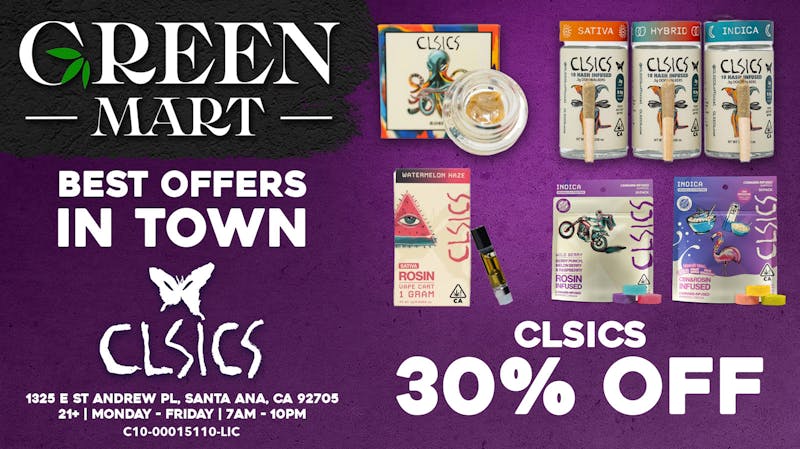 Green Mart ALL CLSICS 30%!!