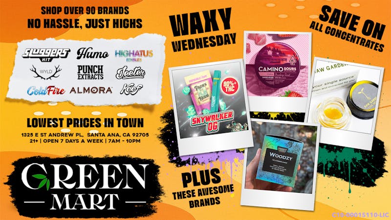 Green Mart Waxed Up Wednesday