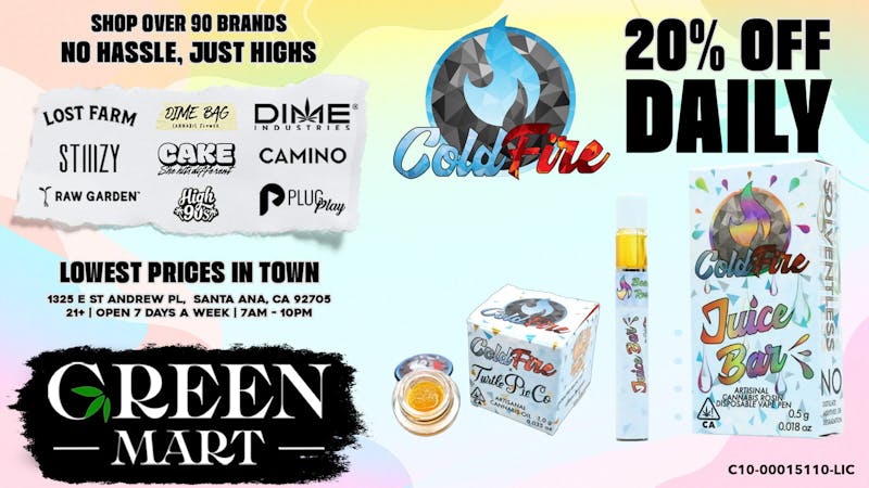 Green Mart ❄️ ColdFire 20% Off Daily ❄️