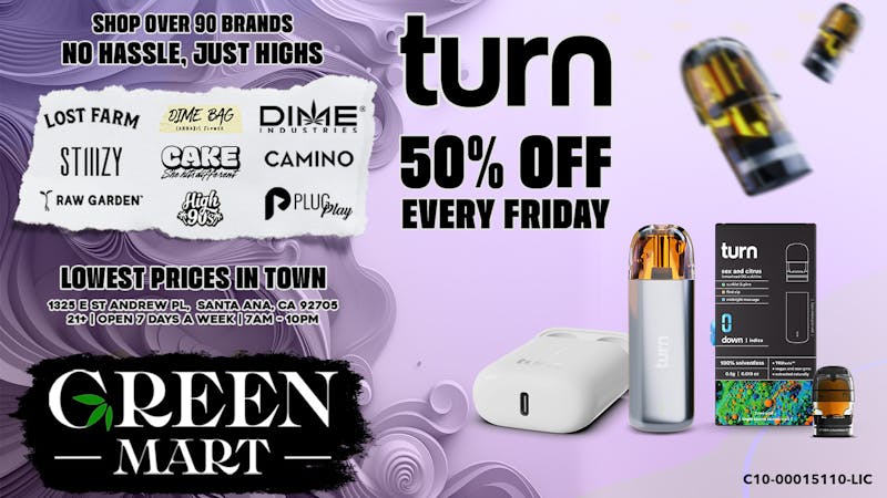 Green Mart 🔥 TURN Fridays at Green Mart! 🔥