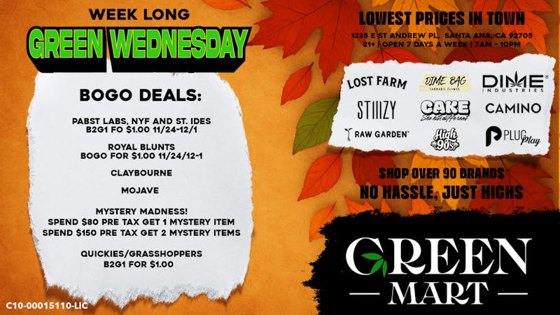 Green Mart THE BIG GREEN BOGO EVENT