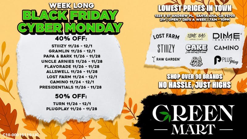 Green Mart 🔥 40–50% OFF Black Friday & Cyber Monday Deals!