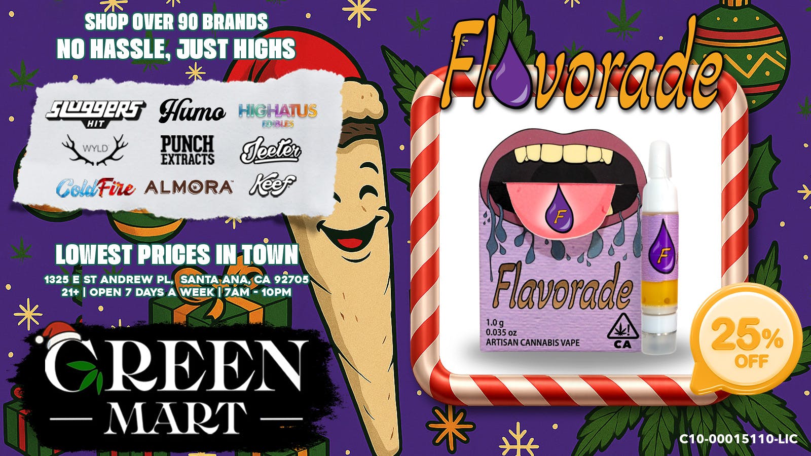 Green Mart 🎄 FLAVORADE – 25% OFF! 🍬