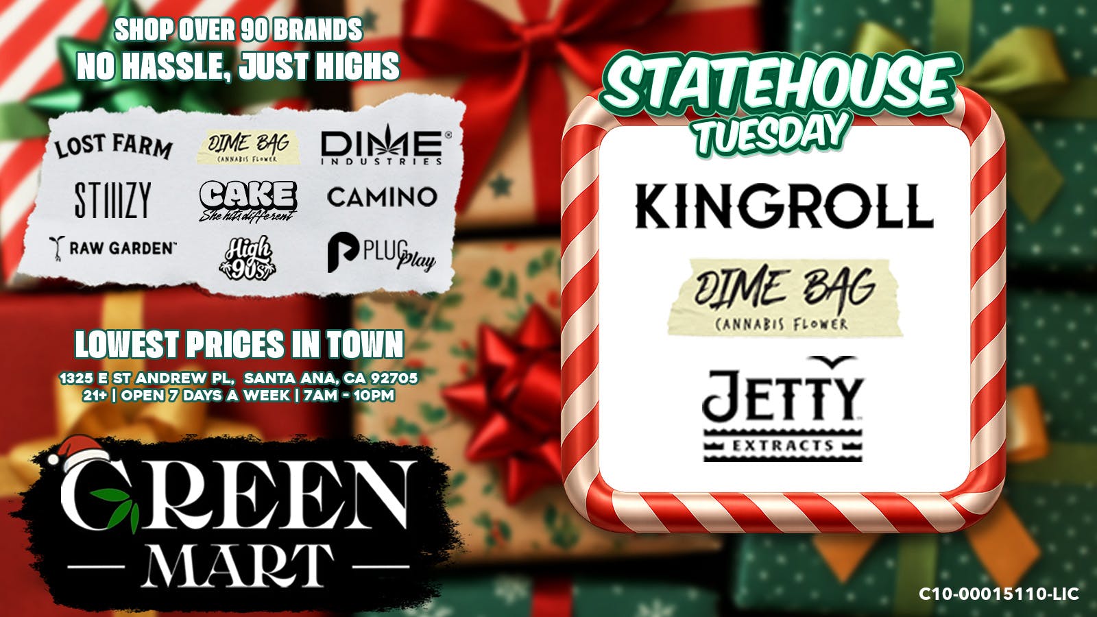 Green Mart Kingroll, Dime Bag & Jetty Deals