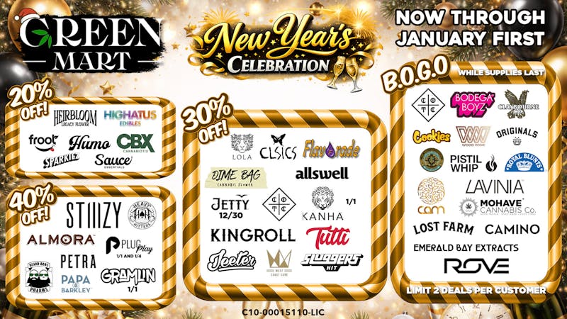 Green Mart 🎆 New Year, New Deals — Celebrate & Save!