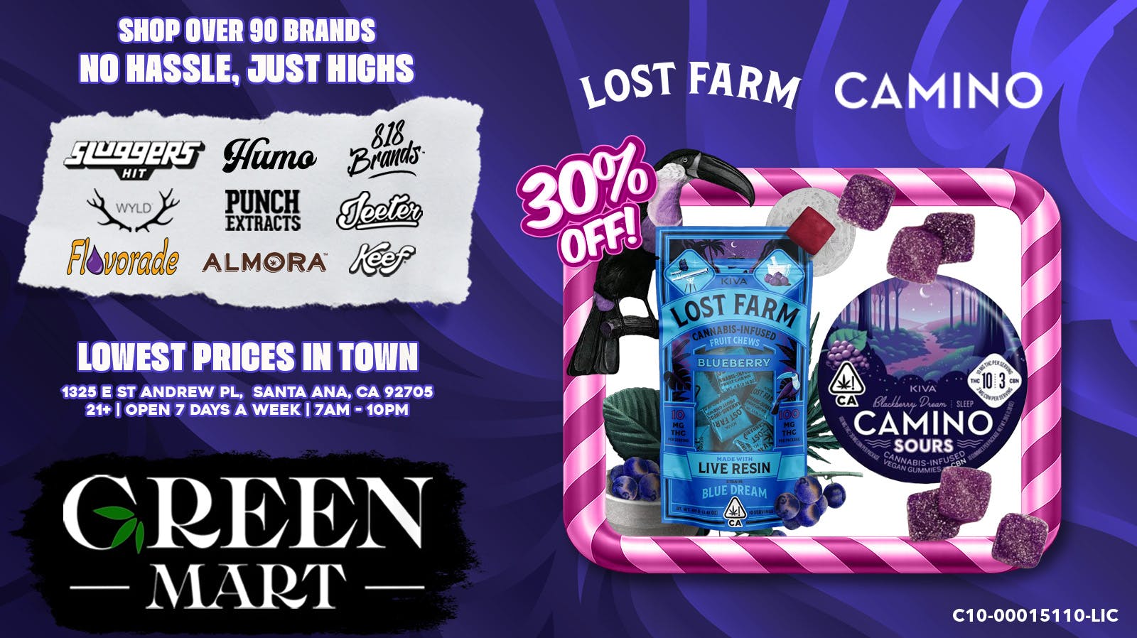 Green Mart 🍬 Lost Farm & Camino – 30% OFF!