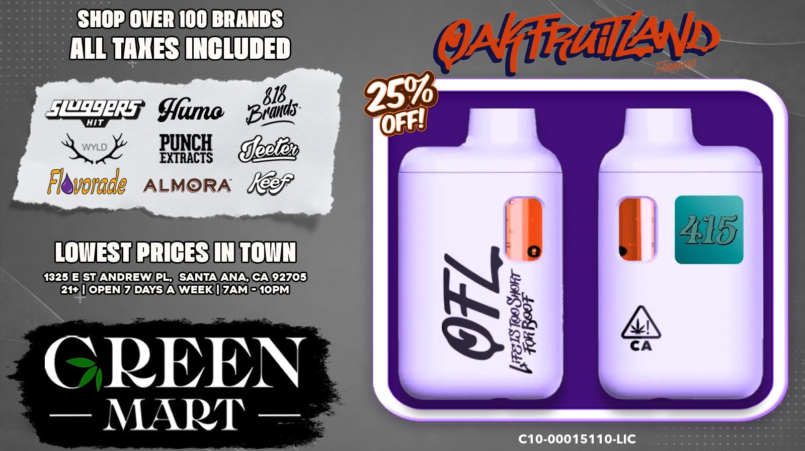 Green Mart 25% OFF Oakfruitland 🔥 Premium Deals
