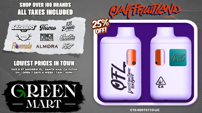 Green Mart 25% OFF Oakfruitland 🔥 Premium Deals