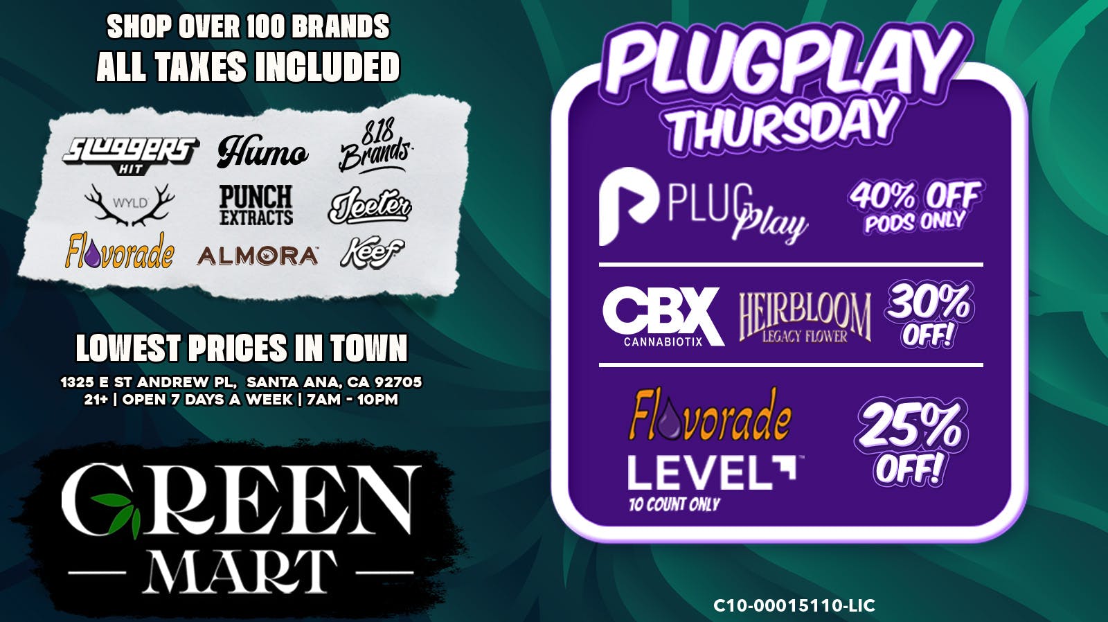 Green Mart 🔌 PlugPlay Thursday – Up to 40% OFF!