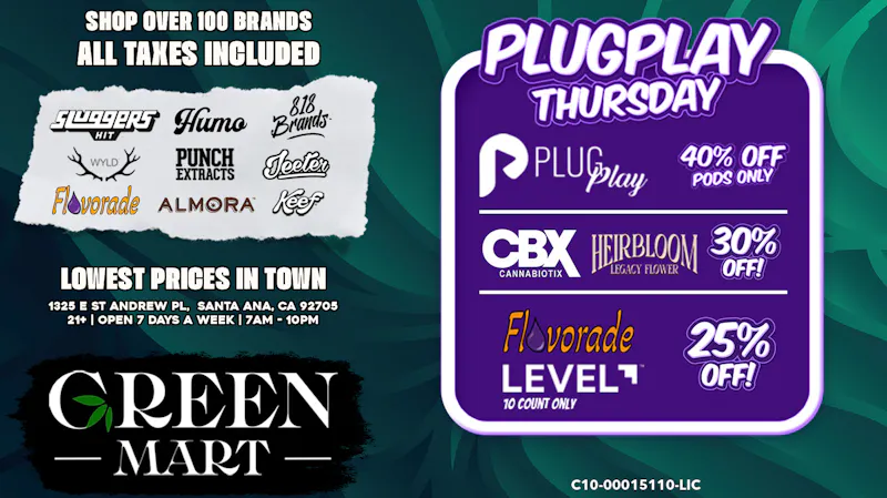 Green Mart 🔌 PlugPlay Thursday – Up to 40% OFF!