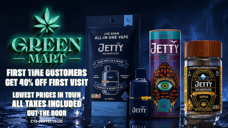 Green Mart JETTY 30% OFF Tuesday