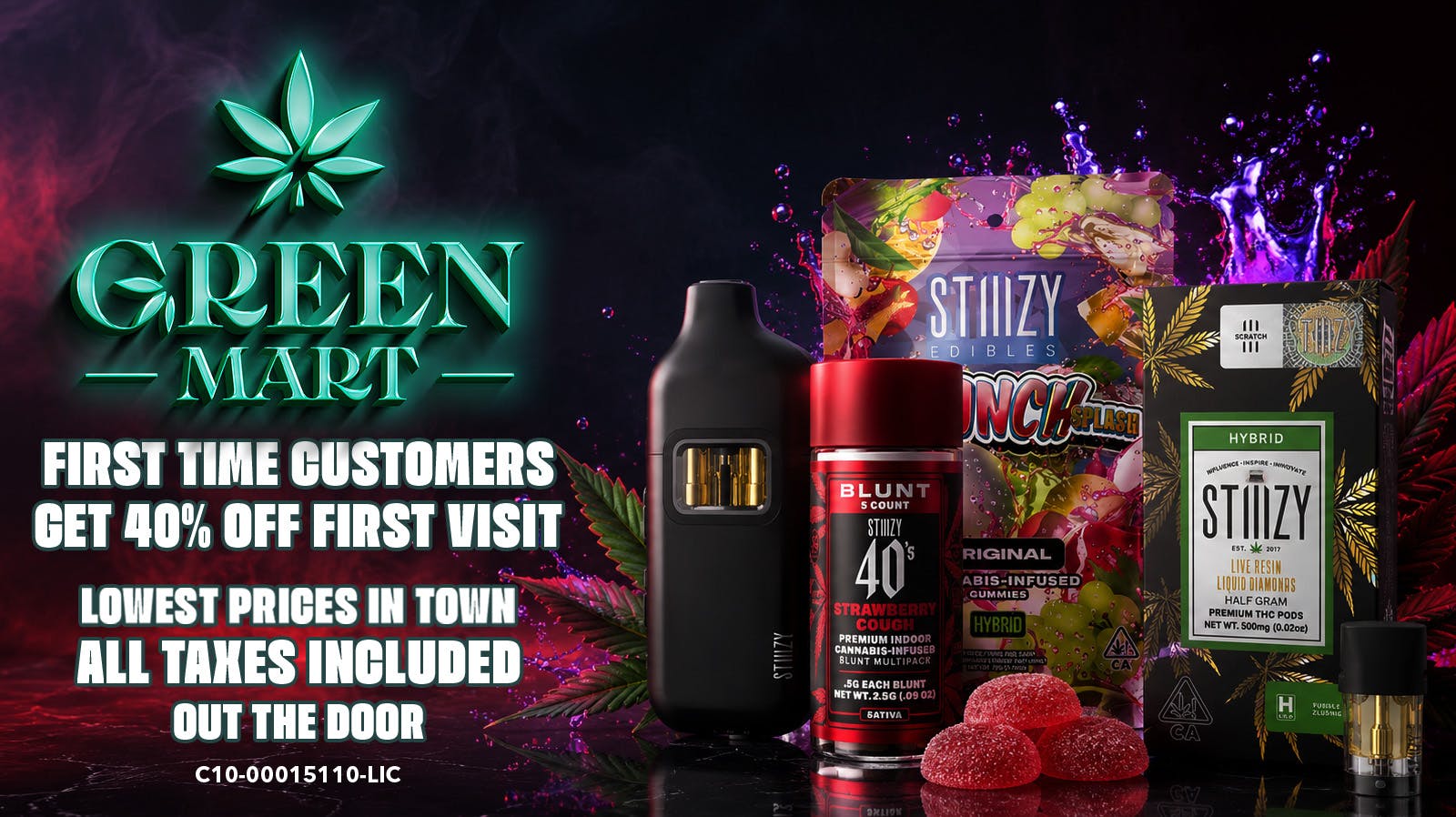 Green Mart 🔥 STIIIZY Sale – 30% OFF!