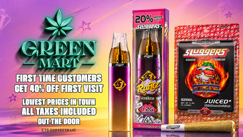 Green Mart Slugger Saturday: 30% Off Sluggers