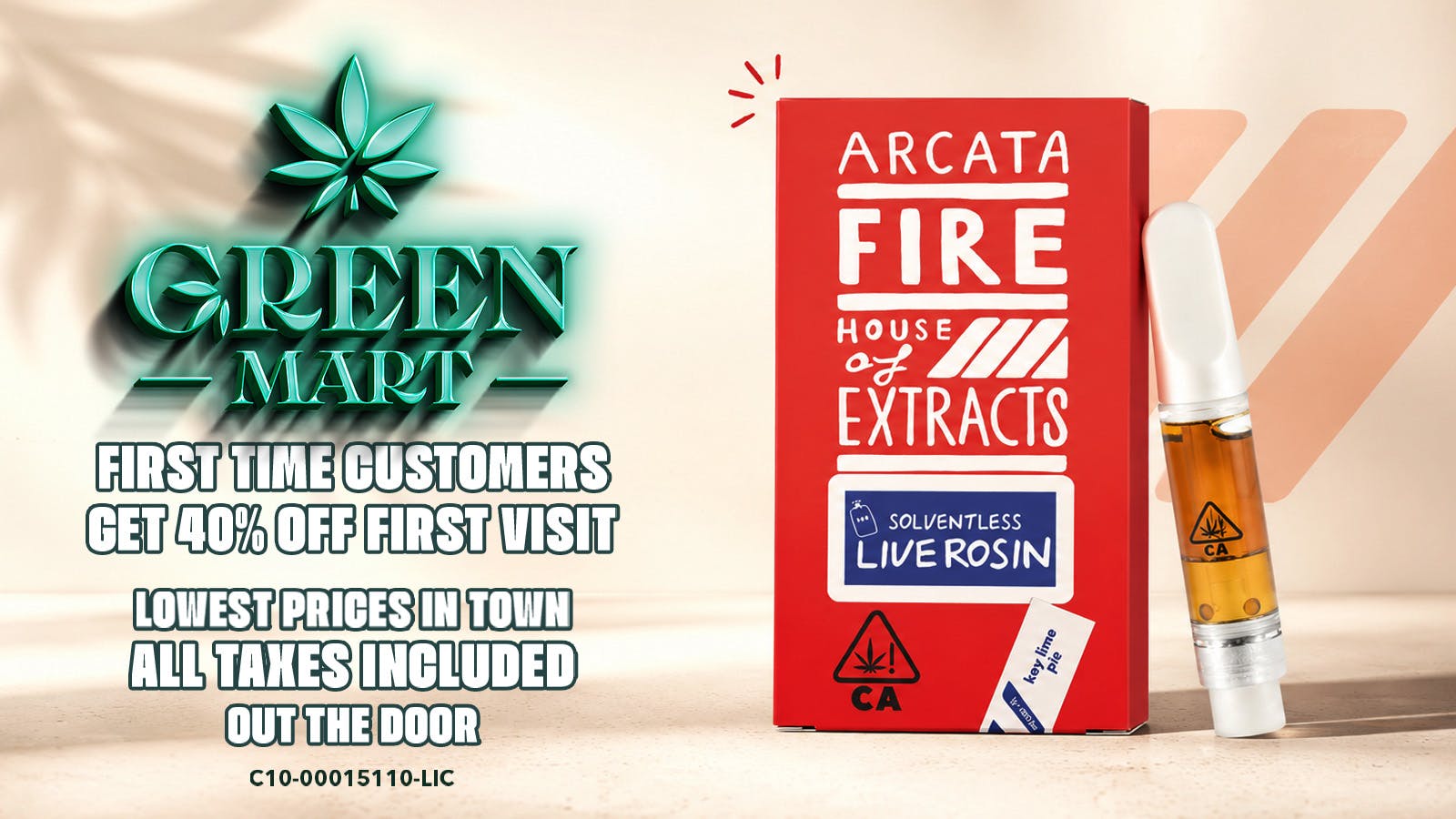 Green Mart 🔥 Arcata Fire Deal – Buy 2, Get 1 for $1!