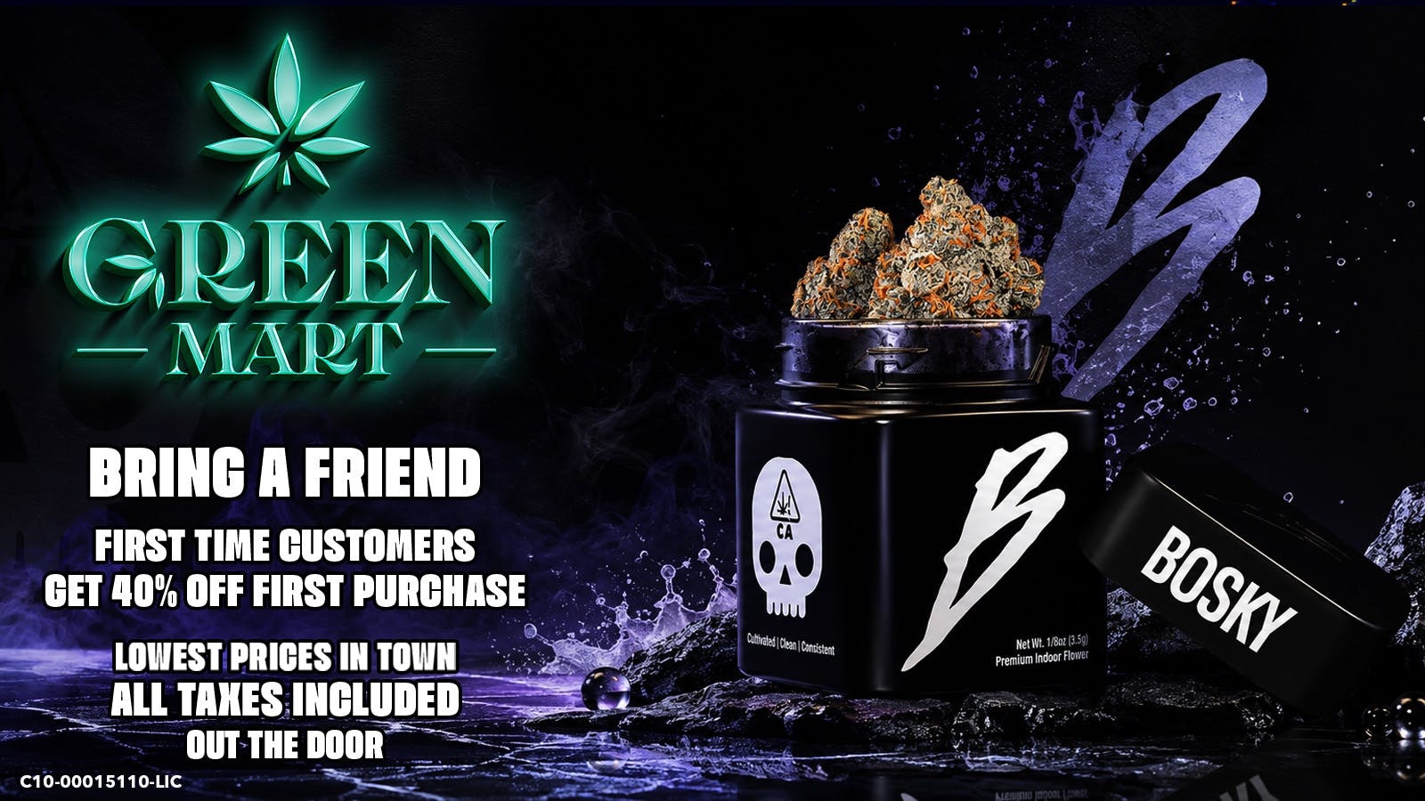 Green Mart 🔥 30% OFF Bosky Genetics 🔥