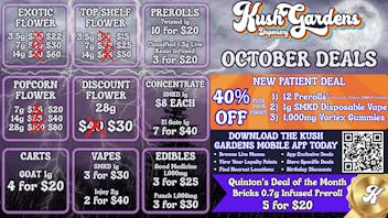 Kush Gardens - Rockwell October Spooky Deals