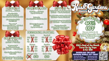 Kush Gardens - Muskogee Blaze into the Holidays