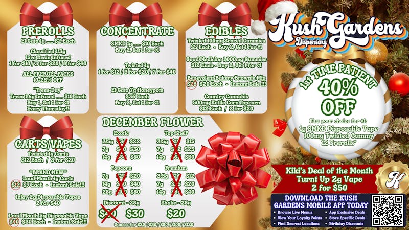 Kush Gardens - Guymon Blaze into the Holidays