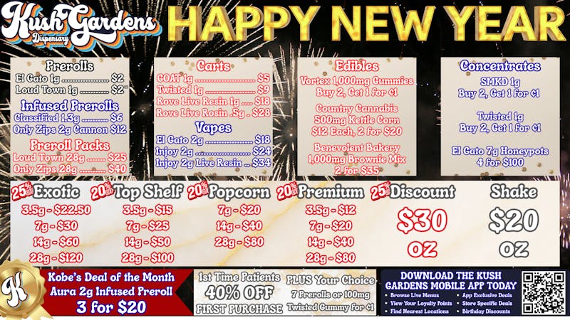 Kush Gardens - Muskogee Happy New Years from Kush Gardens