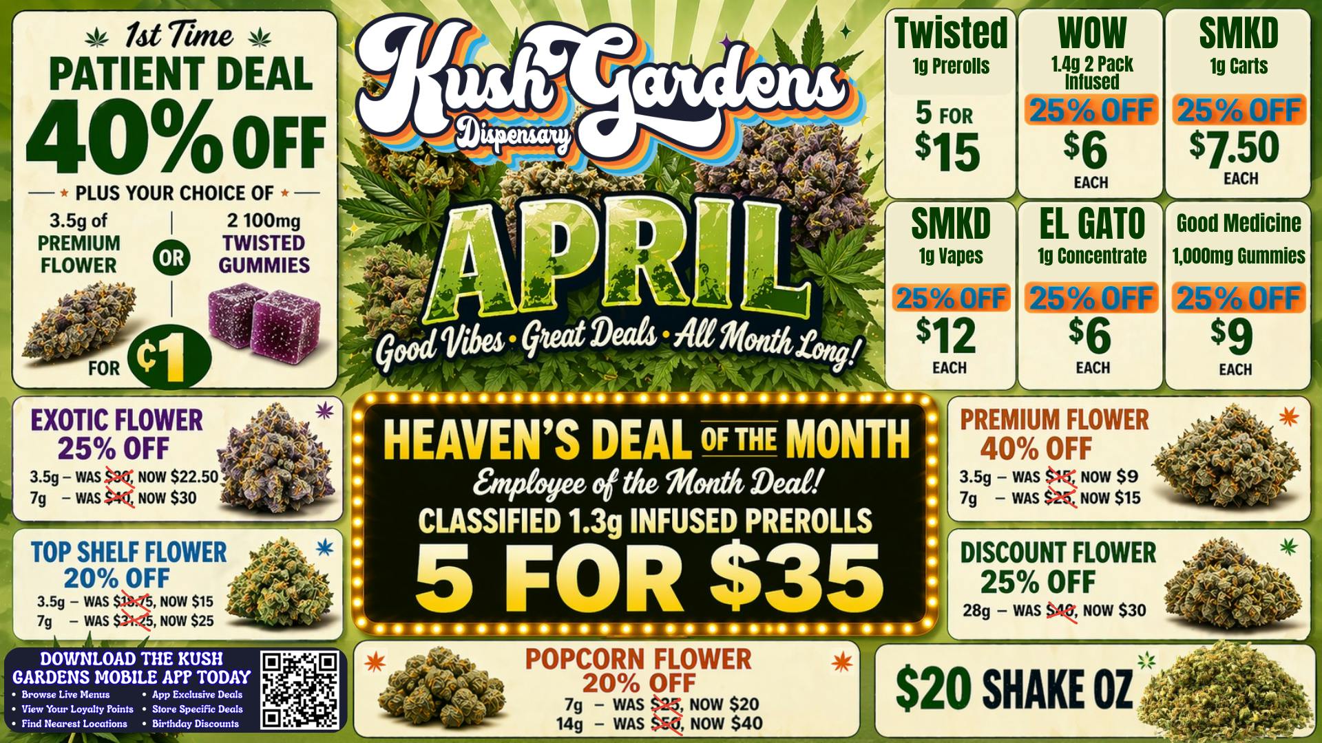 Kush Gardens - Guymon 1st Time Patients = 40% OFF