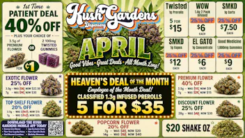 Kush Gardens - Guymon 1st Time Patients = 40% OFF