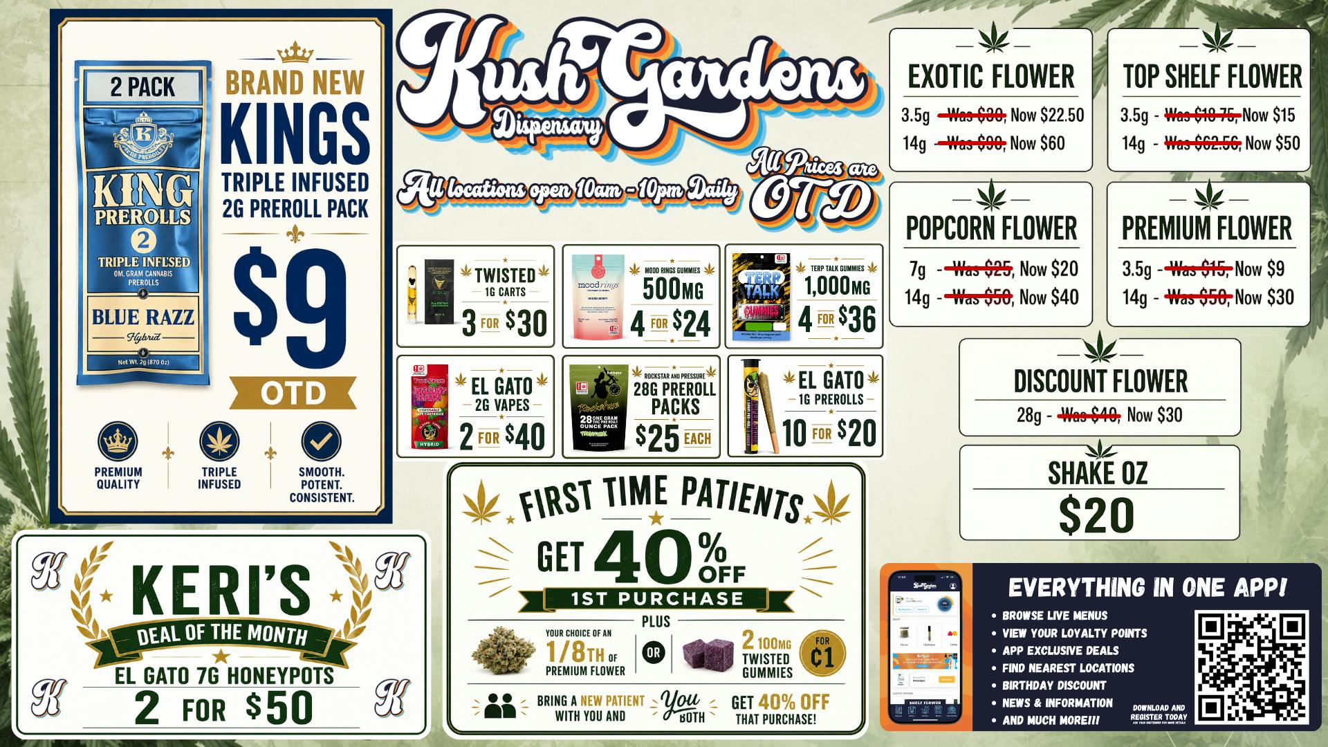 Kush Gardens - Woodward NEW PATIENTS 40% OFF - 1/8THS START AT $9