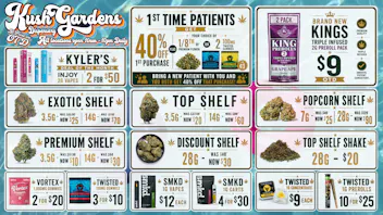 Kush Gardens - Shawnee NEW PATIENTS 40% OFF - 1/8THS START AT $9