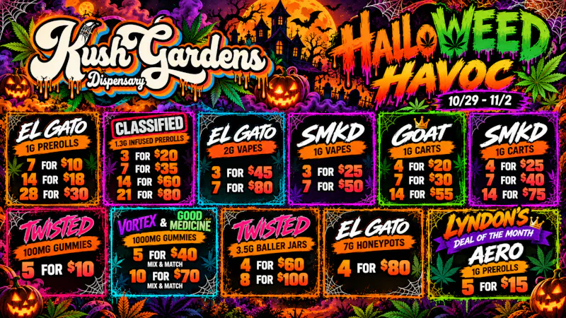 Kush Gardens - Rockwell Kush Gardens HalloWEED Havoc!!