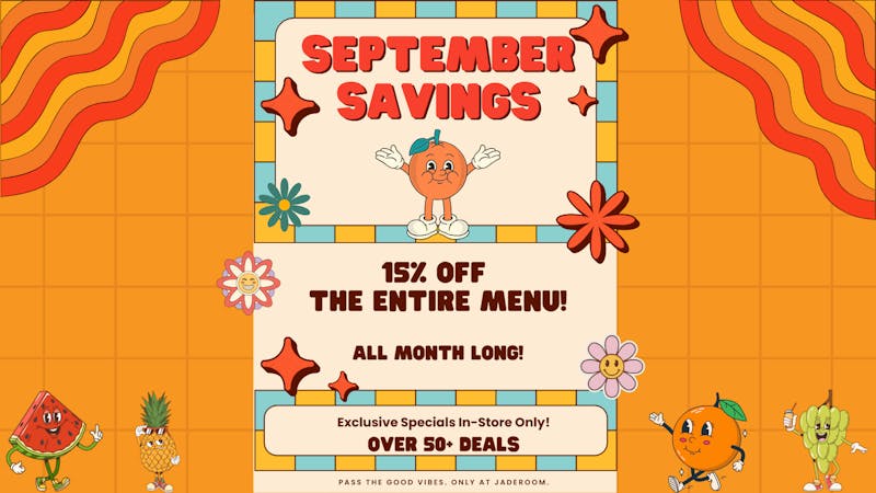 Jaderoom - Santa Fe Springs SAVE THROUGH SEPTEMBER — 15% OFF THE ENTIRE ORDER!