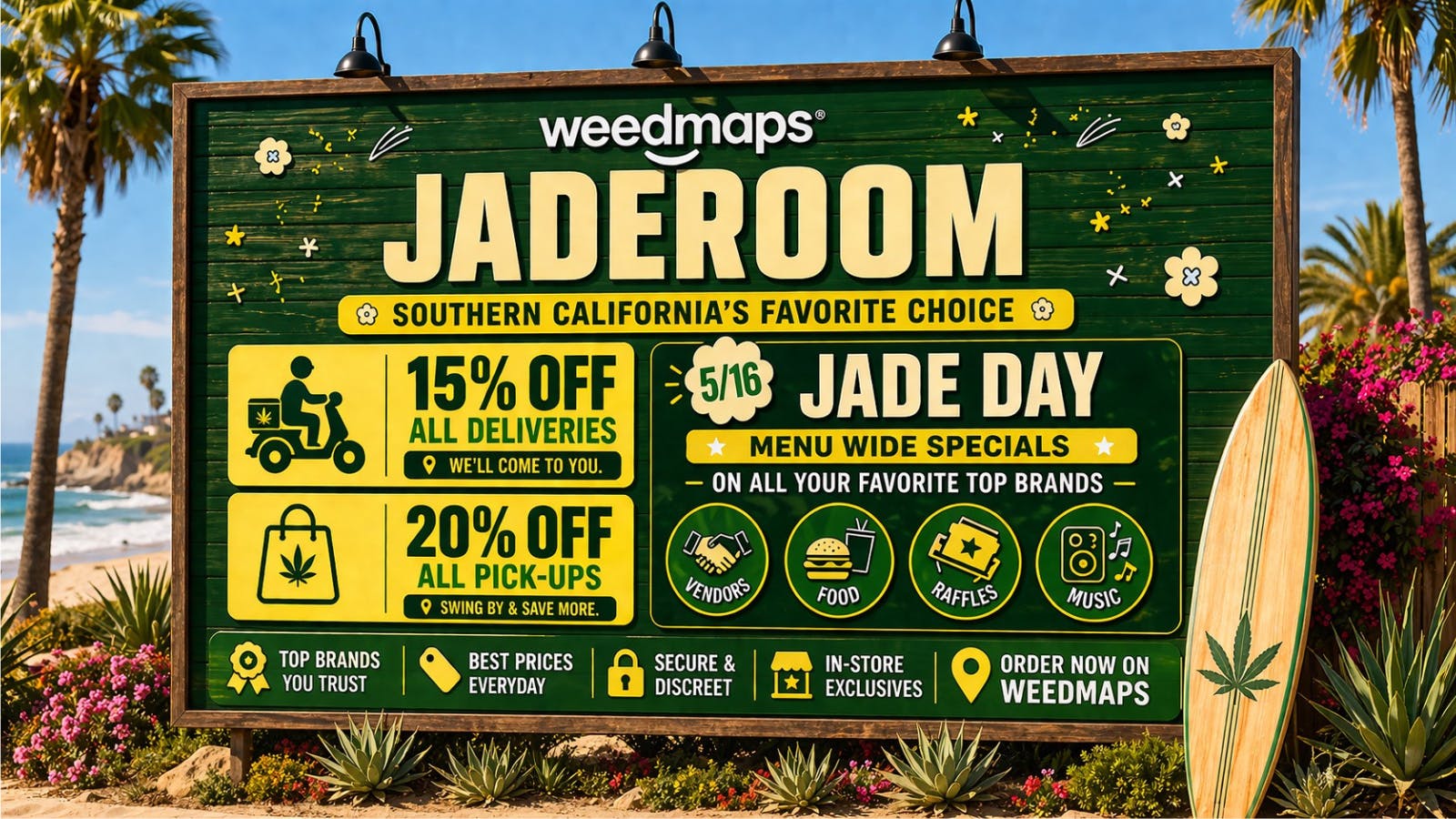 Jaderoom - Santa Fe Springs 🌴 HIGHMAY 🌞 Spring Savings Are Here! 🌴