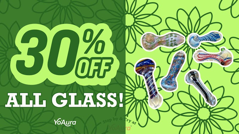 Yo'Aura ALL Glass is 30% OFF!