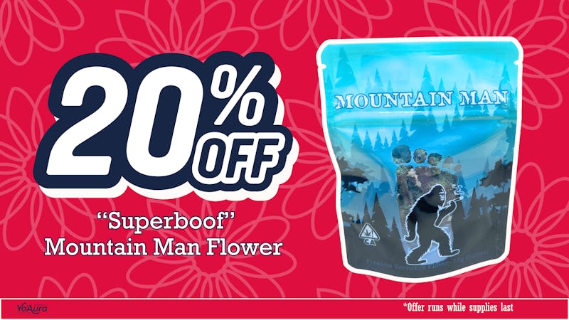 Yo'Aura 20% off Superboof by Mountain Man