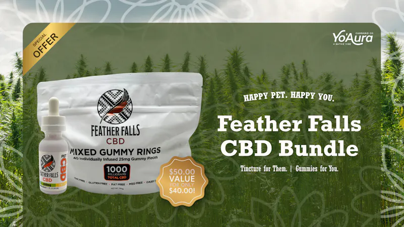 Yo'Aura Feather Falls CBD Bundle