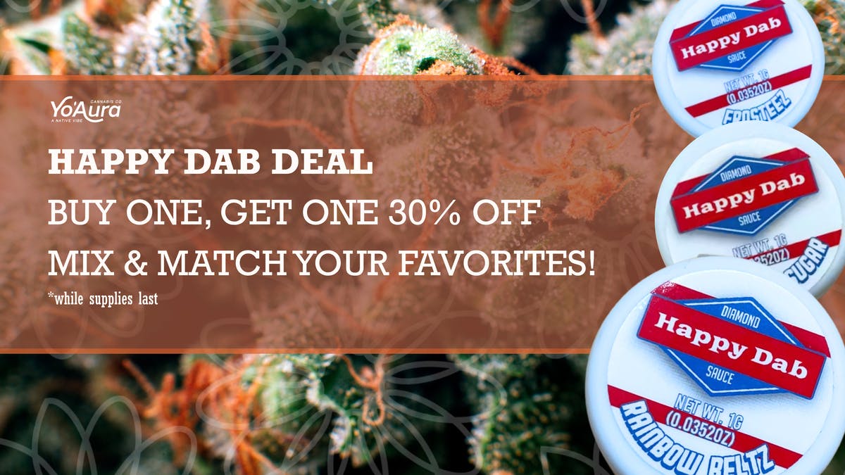 Yo'Aura Happy Dab: Buy 1, Get 1 30% Off Mix & Match!