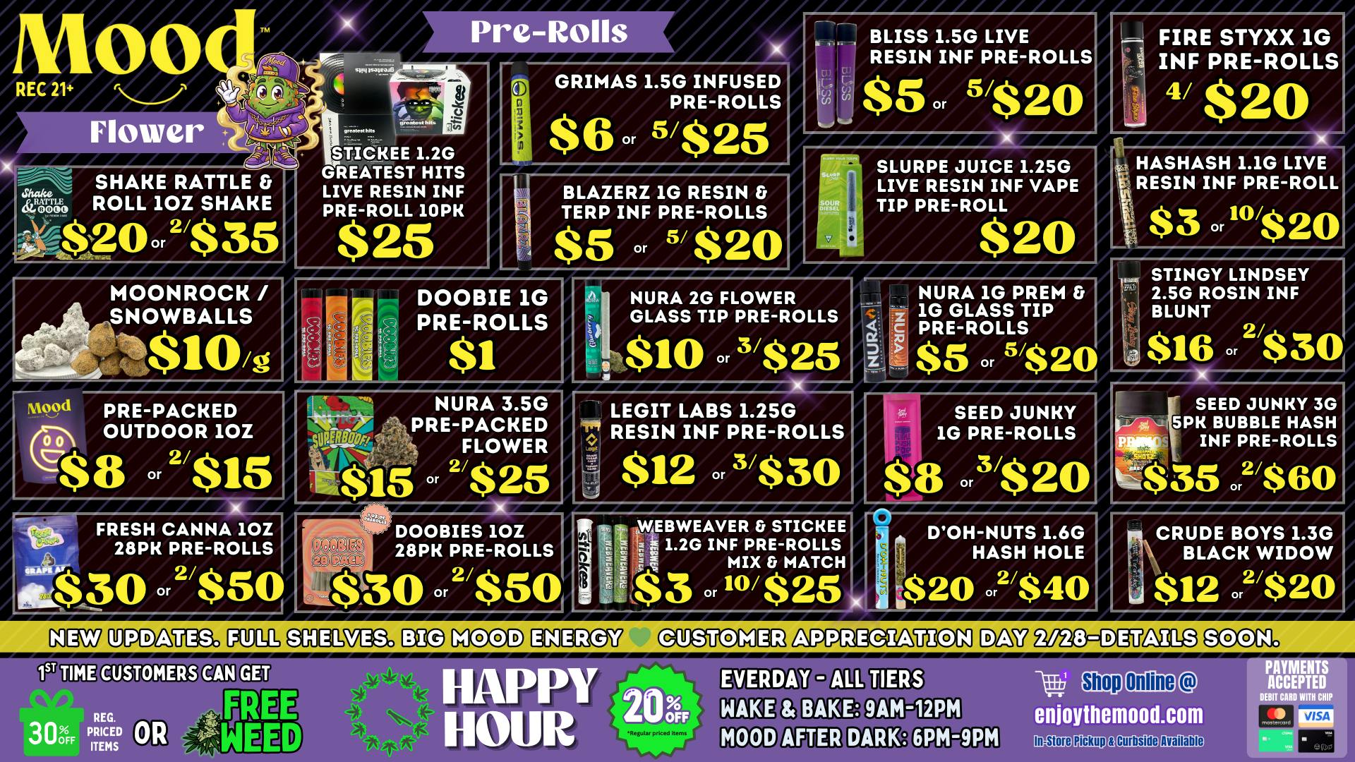 Mood Provisioning Center - Center Line New Store Updates ✨ Serious Flower Selection 🔥