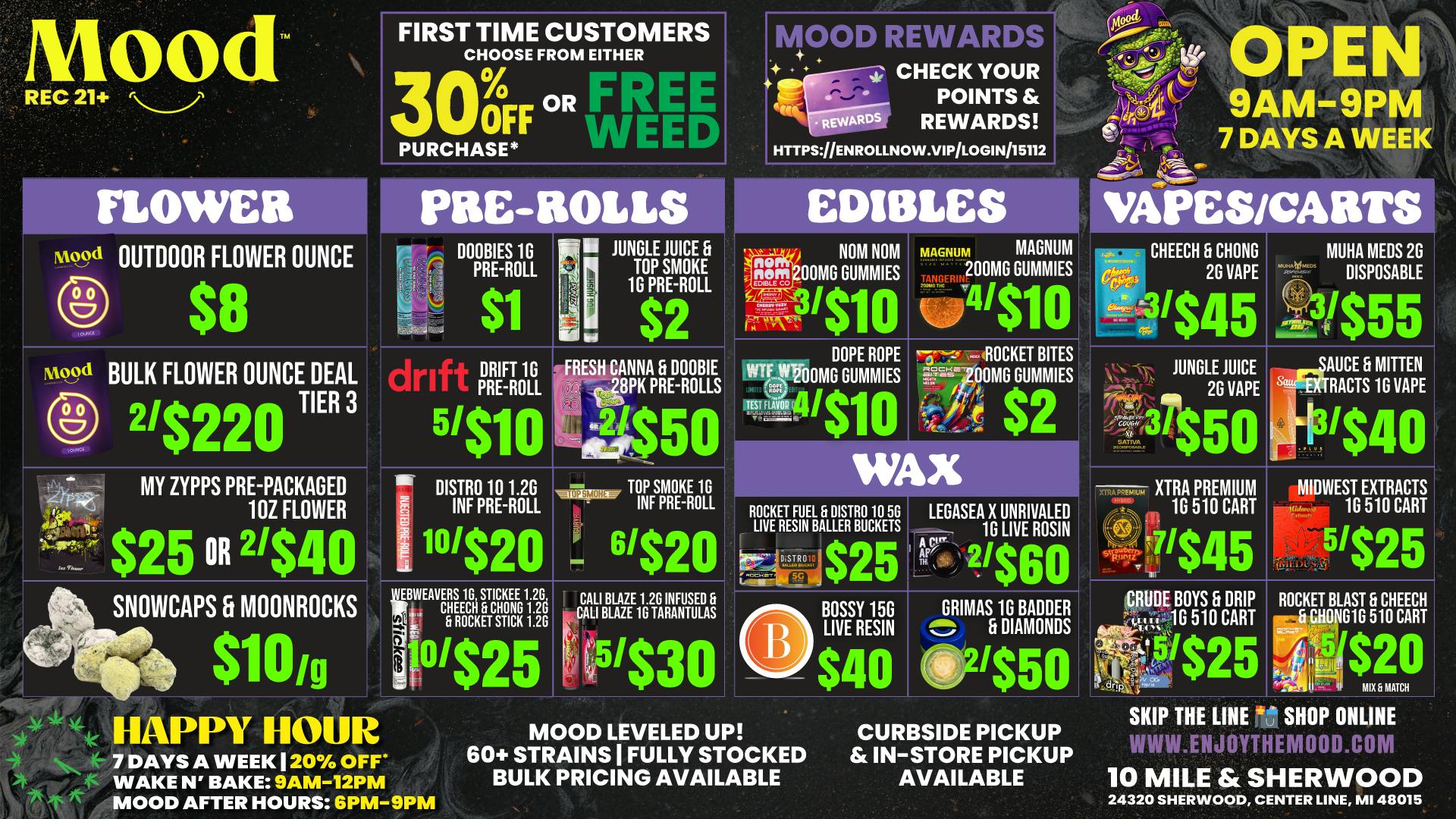 Mood Provisioning Center - Center Line 💨 Stock Up & Save at Mood! 🔥