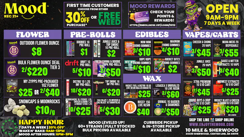 Mood Provisioning Center - Center Line 💨 Stock Up & Save at Mood! 🔥